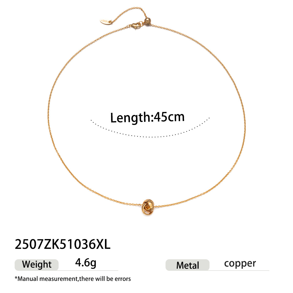 18K Gold Coin Pendant Necklace