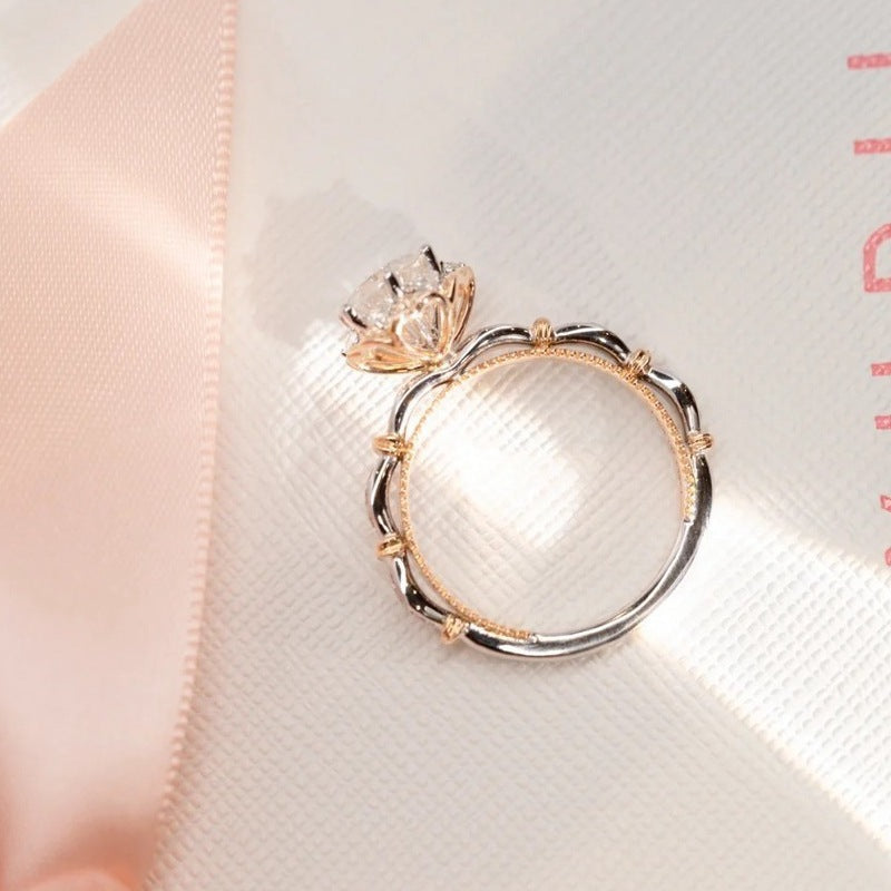 Bouquet Zircon Open Ring