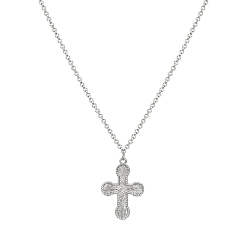 Cross Pendant Layered Necklace