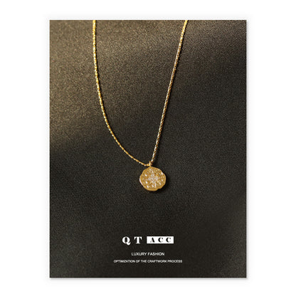 18K Gold Coin Pendant Necklace