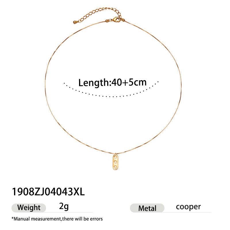 18K Gold Coin Pendant Necklace