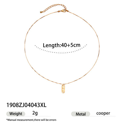 18K Gold Coin Pendant Necklace