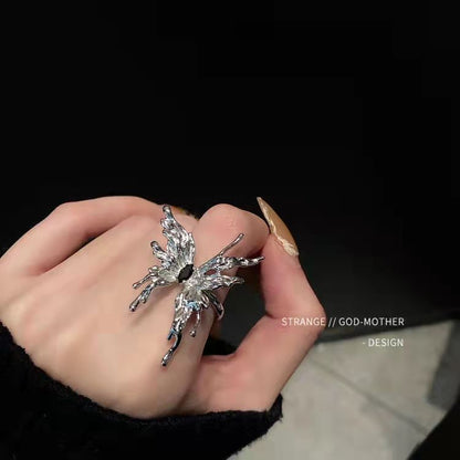 Butterfly Open Statement Ring