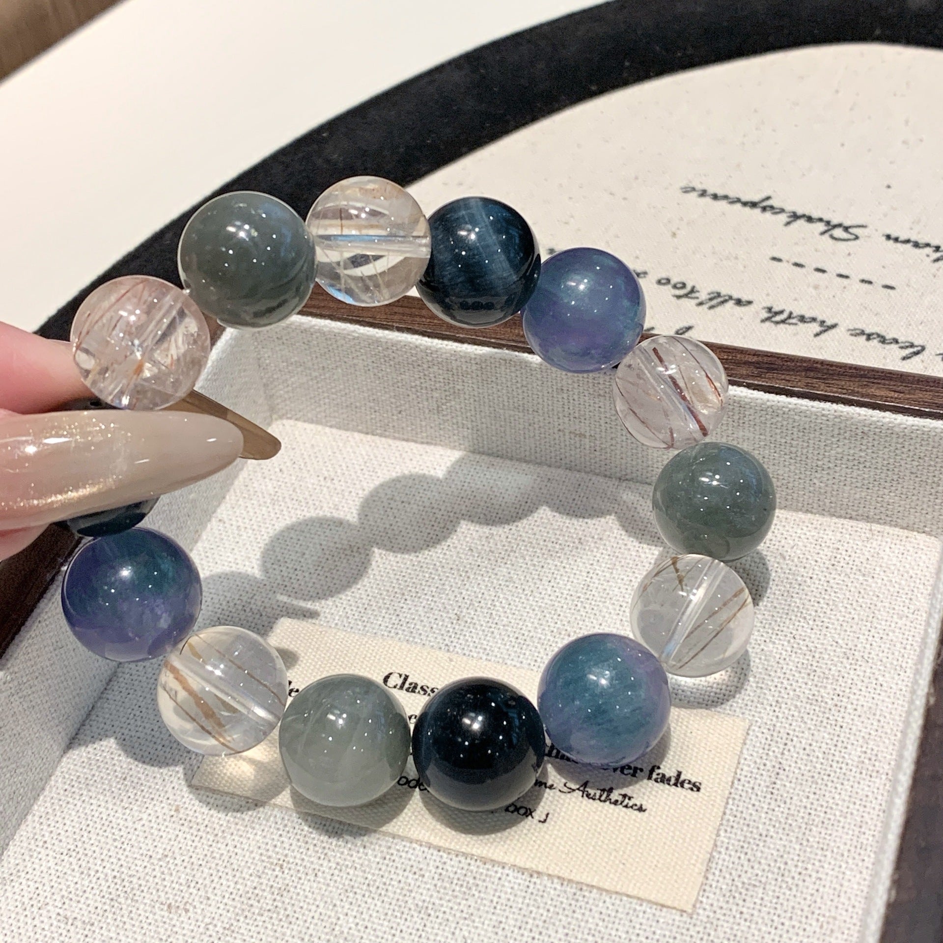 Natural Blue Tiger Eye Bracelet