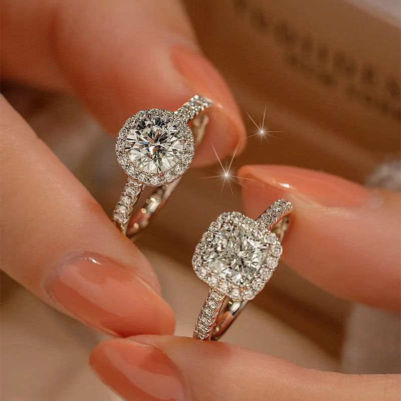 1 Carat Round CZ Ring