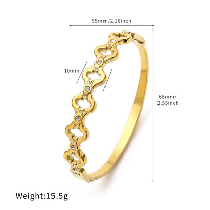 18K Gold Plated Stainless Steel Chain Bracelet