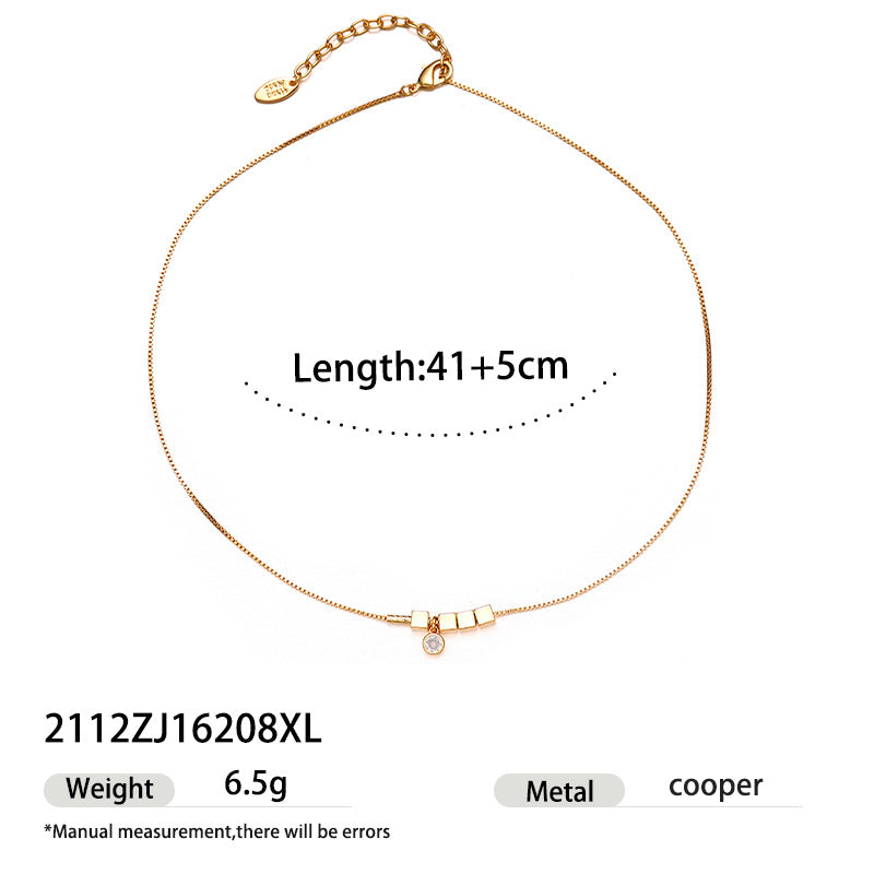 18K Gold Coin Pendant Necklace