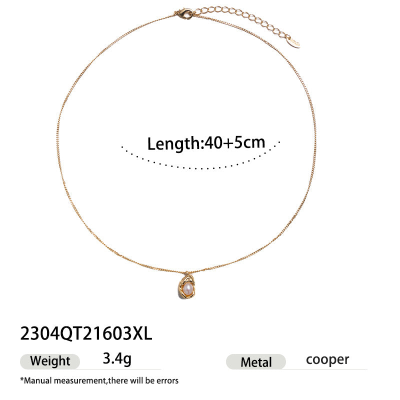 18K Gold Coin Pendant Necklace