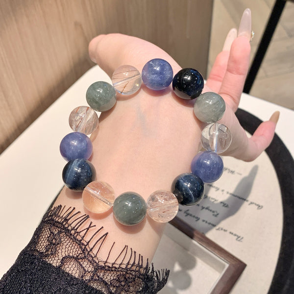 Natural Blue Tiger Eye Bracelet