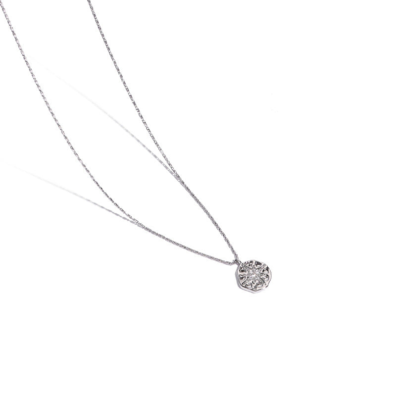18K Gold Coin Pendant Necklace