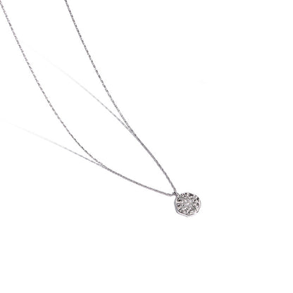 18K Gold Coin Pendant Necklace