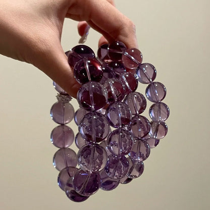 Grape Purple Amethyst Bracelet