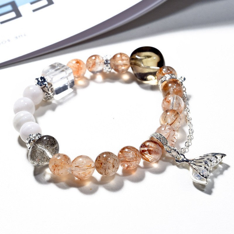 Black Gold Super Seven Crystal Wrap Bracelet