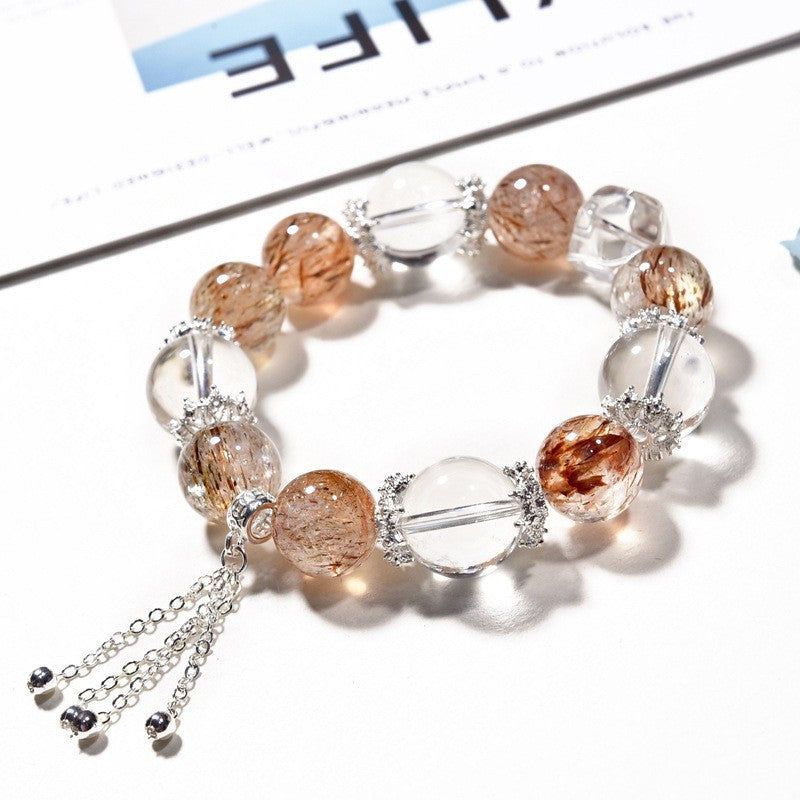 Black Gold Super Seven Crystal Wrap Bracelet