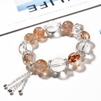 Black Gold Super Seven Crystal Wrap Bracelet
