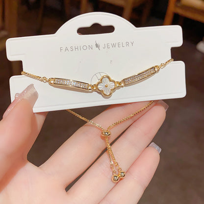 Shell Flower Gold Bracelet