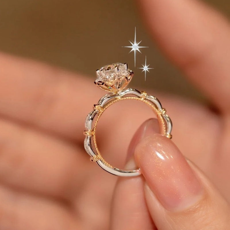 Bouquet Zircon Open Ring