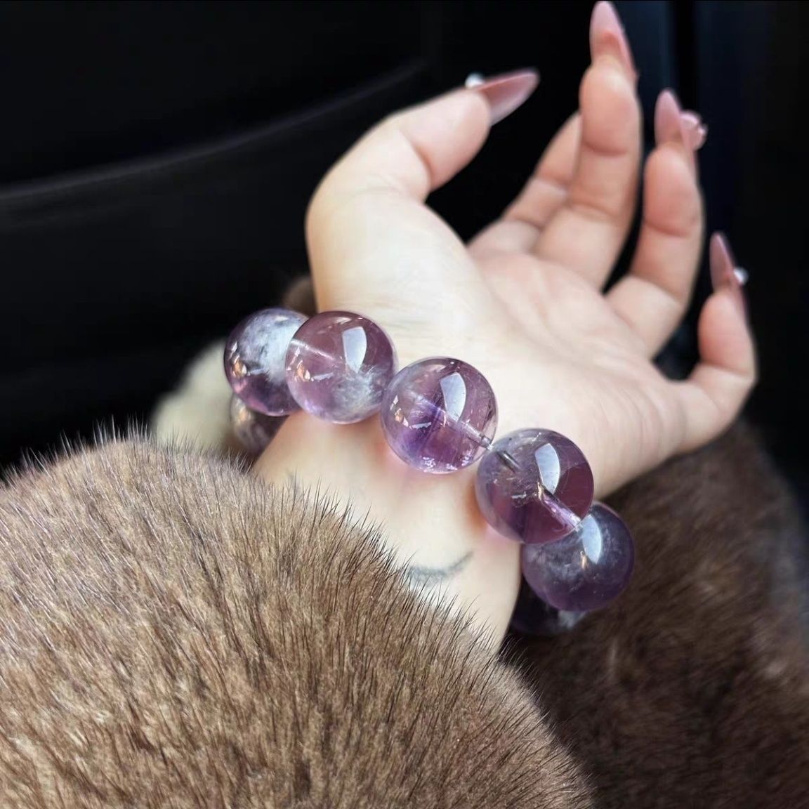 Violet Bloom Amethyst Bracelet