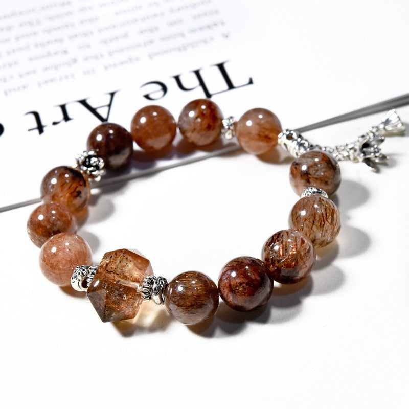 Black Gold Super Seven Crystal Wrap Bracelet