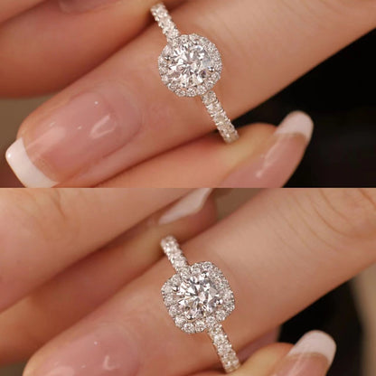 1 Carat Round CZ Ring