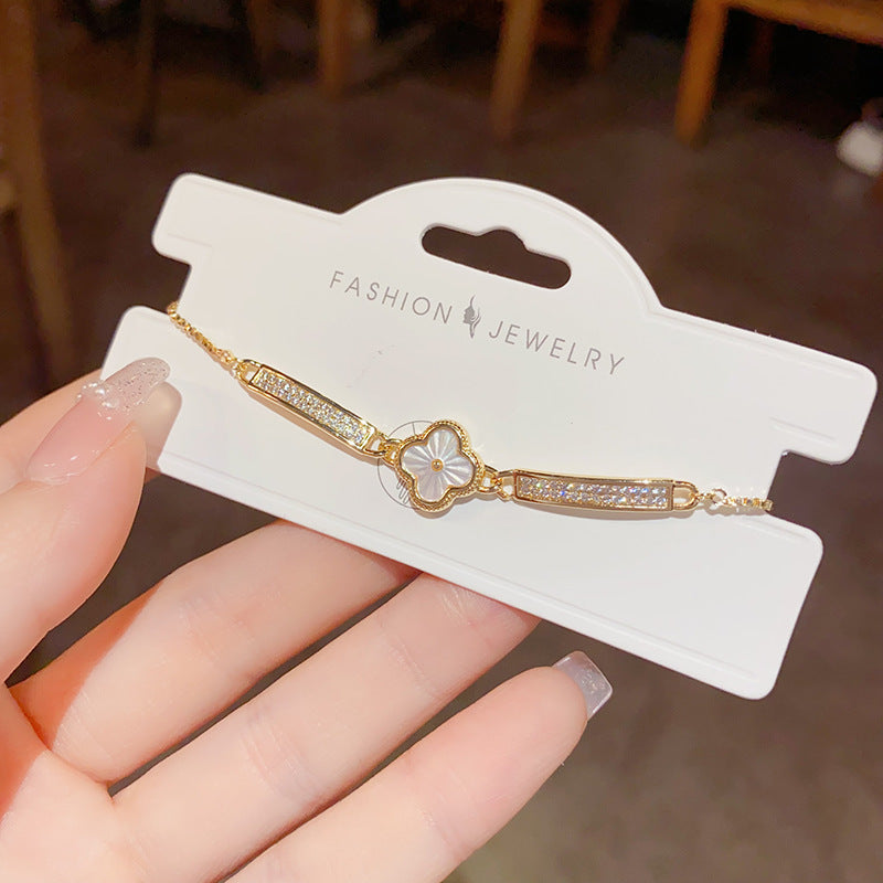 Shell Flower Gold Bracelet