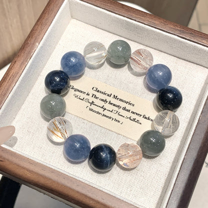 Natural Blue Tiger Eye Bracelet
