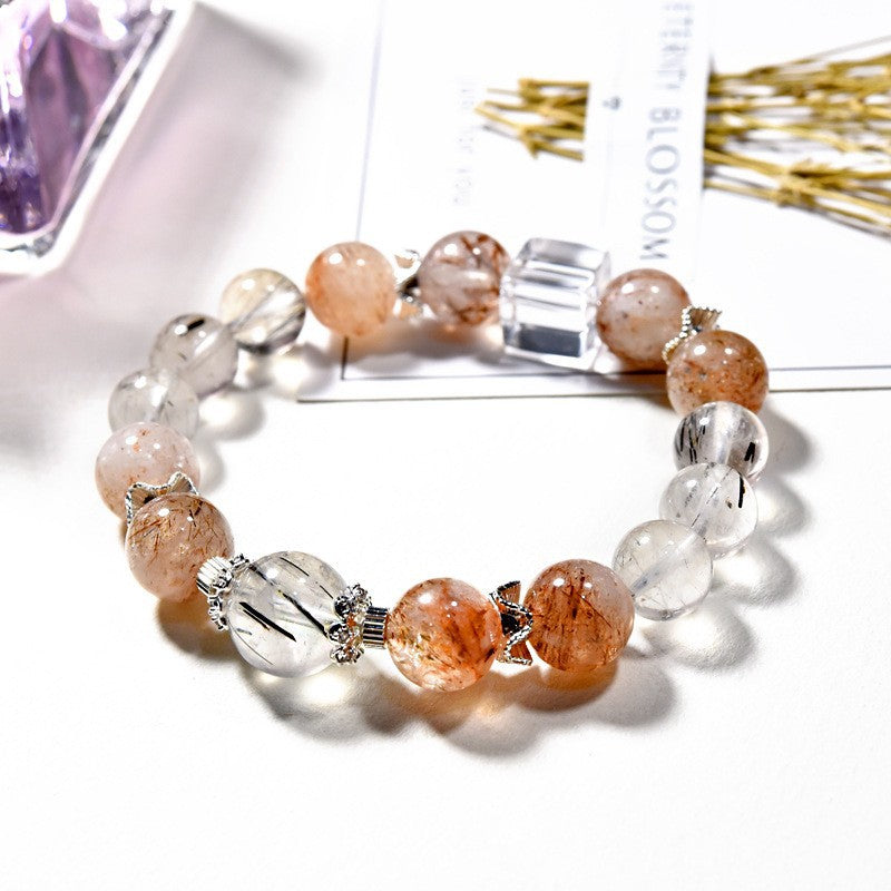 Black Gold Super Seven Crystal Wrap Bracelet