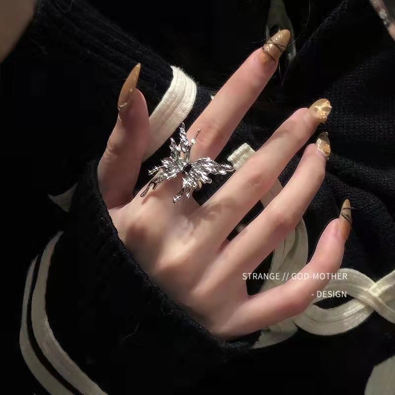 Butterfly Open Statement Ring