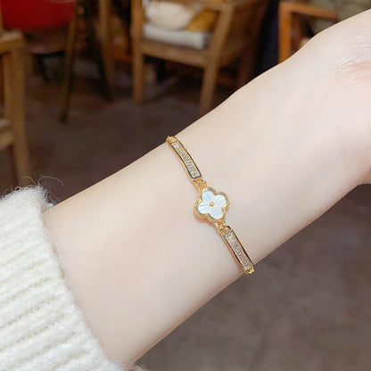 Shell Flower Gold Bracelet